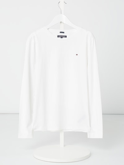 Tommy Hilfiger Teens Longsleeve aus Organic Cotton  Weiss 1