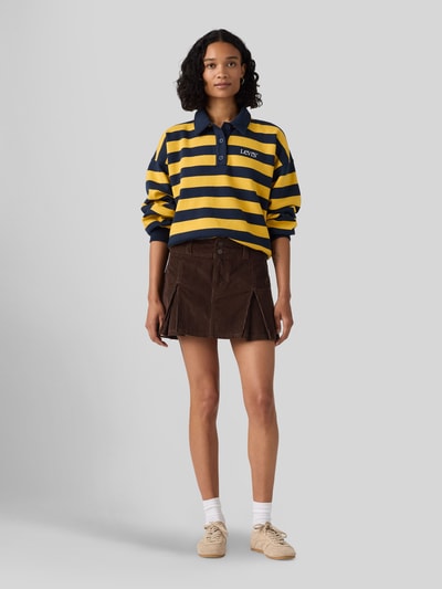 Levi's® Nauwsluitende minirok van puur katoen Chocoladebruin - 4