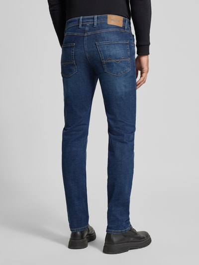MAC Slim Fit Jeans im 5-Pocket-Design Modell 'Arne' Dunkelblau 5