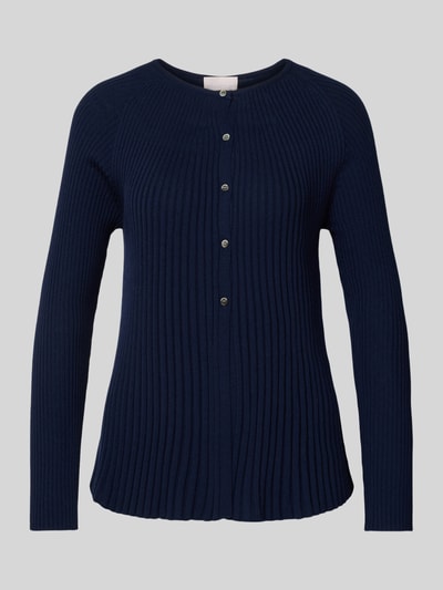 Hemisphere Strickjacke mit Knopfleiste Dunkelblau 2