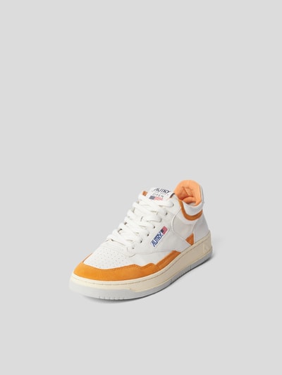 Autry Sneaker in Two-Tone-Machart Weiß 2
