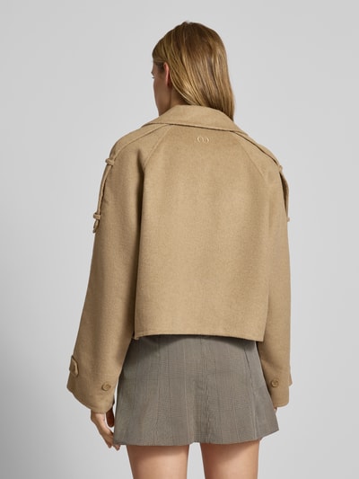 LeGer by Lena Gercke Jack met reverskraag, model 'Elianna' Taupe - 5