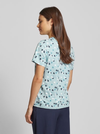 Tom Tailor T-Shirt mit Allover-Print Mint 5