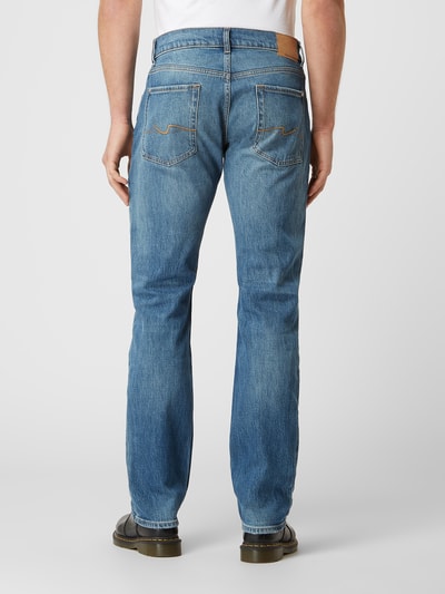 7 For All Mankind Straight Fit Jeans mit Stretch-Anteil Modell 'The Straight' Jeansblau 5