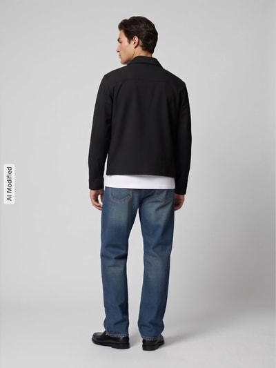 Selected Regular Fit Blouson mit Viskose-Anteil Modell 'REGULAR' Black 5