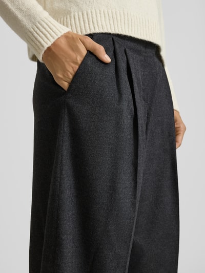 Raffaello Rossi Balloon Fit Stoffhose in verkürzter Passform Modell 'MAYLA' Dunkelgrau Melange 3