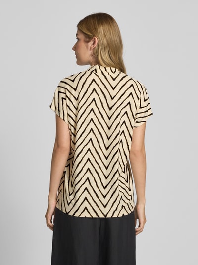 Tom Tailor Regular fit T-shirt van viscosemix Beige - 5