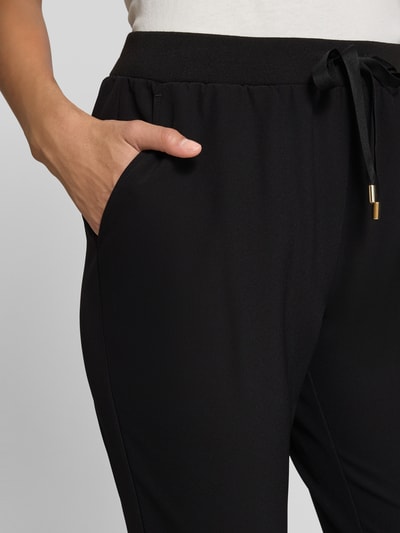 LIU JO SPORT Spodnie materiałowe z elastycznym pasem Czarny 3