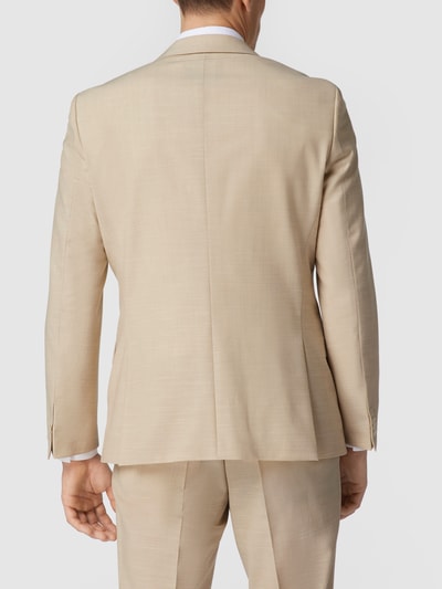 HUGO Slim fit colbert met scheerwol, model 'Hanry' Beige - 5