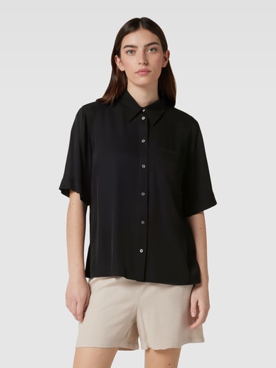 Marc O'Polo Overhemdblouse met halflange mouwen Zwart - 4