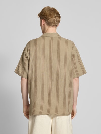 Jack & Jones Relaxed Fit Freizeithemd mit Umlegekragen Beige 5