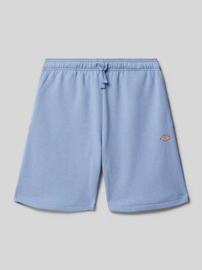 Dickies Regular Fit Sweatshorts mit Label-Print Modell 'MAPLETON' Bleu 1