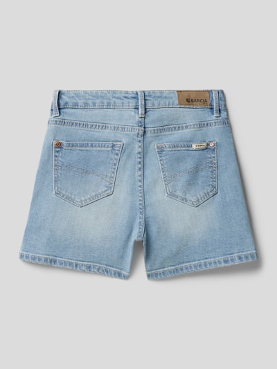 Garcia Jeansshorts mit Label-Patch Jeansblau 3