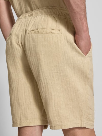 Redefined Rebel Shorts aus Leinen-Baumwoll-Mix Modell 'ORLANDO' Offwhite 3
