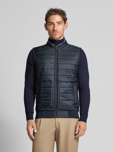 Christian Berg Men Bodywarmer met ritssluiting Marineblauw - 4