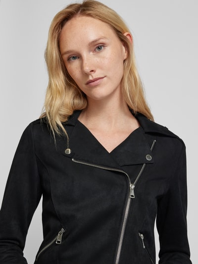 Zero Jacke mit asymmetrischem Reißverschluss Black 3