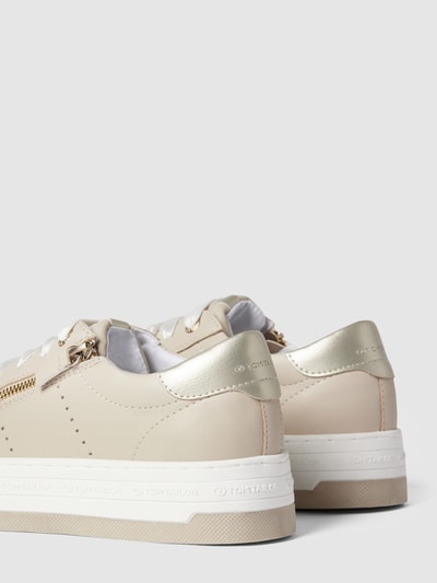 Tom Tailor Sneakers met labeldetails Beige - 2