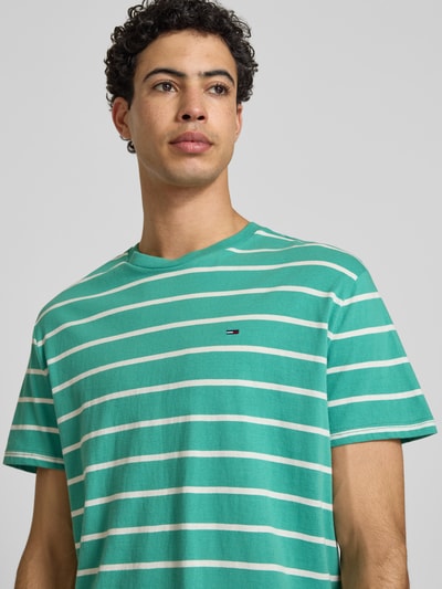 Tommy Jeans Regular Fit T-Shirt aus reiner Baumwolle Gruen 3