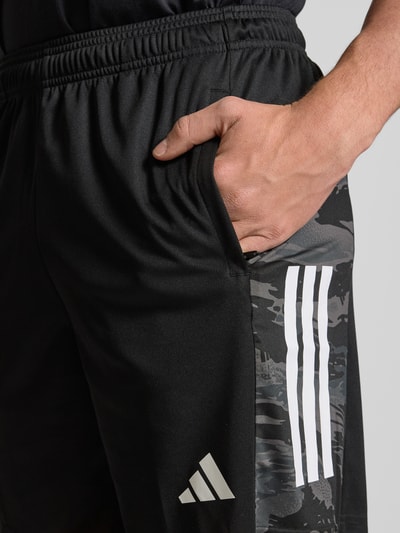 adidas Training Korte trainingsbroek met elastische band, model 'CAMO' Zwart - 3