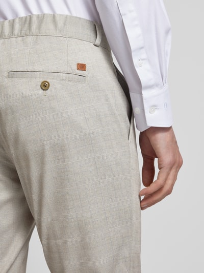 CG - Club of Gents Slim Fit Anzughose mit Applikation Modell 'Clow' Beige 3