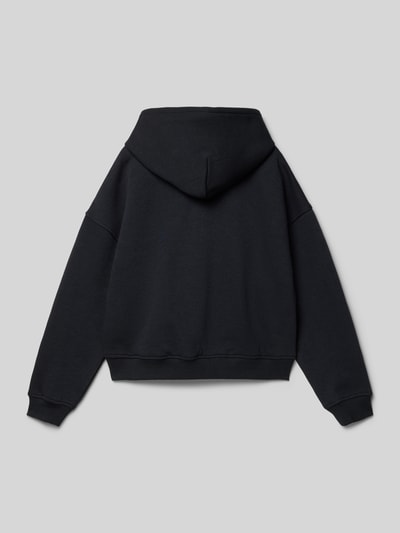 Calvin Klein Jeans Regular fit hoodie met logoprint, model 'Fleece' Zwart - 3