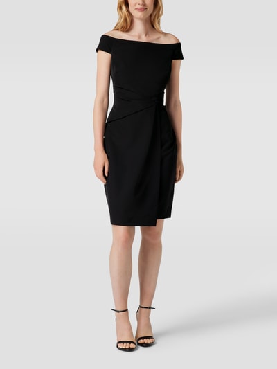 Lauren Ralph Lauren Sukienka koktajlowa z odkrytymi ramionami model ‘SARAN SHORT’ Czarny 1