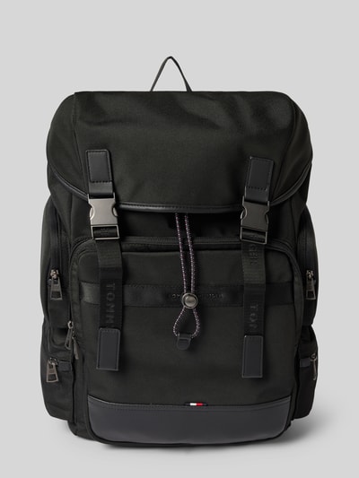 Tommy Hilfiger Pasek z aplikacją z logo z metalu Czarny 2