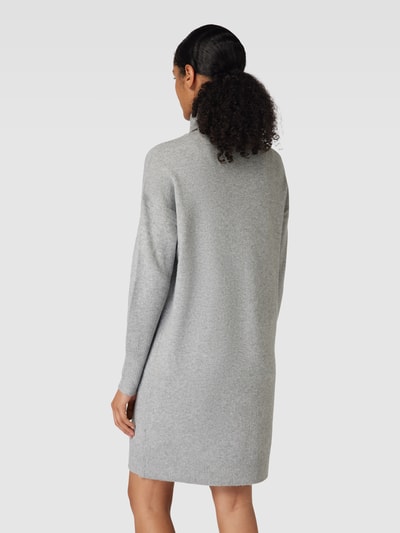 VERO MODA Knielanges Kleid mit Rollkragen Modell 'BRILLIANT' Hellgrau Melange 5