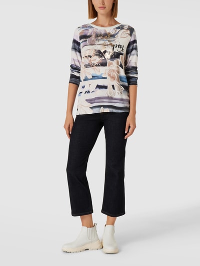 Betty Barclay Longsleeve mit Motiv-Print Beige 1