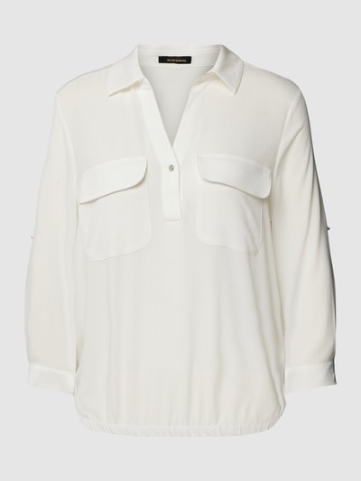 More & More Blouseshirt met platte kraag Offwhite - 2