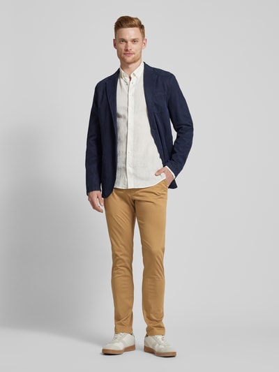 Tommy Hilfiger Chinosy o kroju slim fit z kieszeniami z tyłu Khaki 1