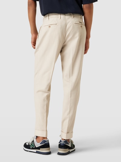 Baldessarini Stoffen broek met persplooien, model 'Camillo' Beige - 5