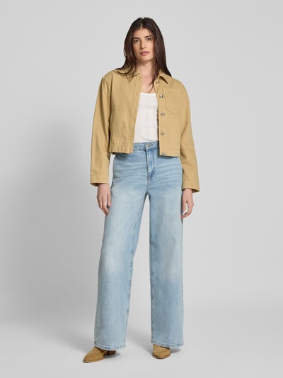 Vero Moda Slim Fit Tank Top aus reiner Baumwolle Modell 'LISA POINTELLE' Weiss 1