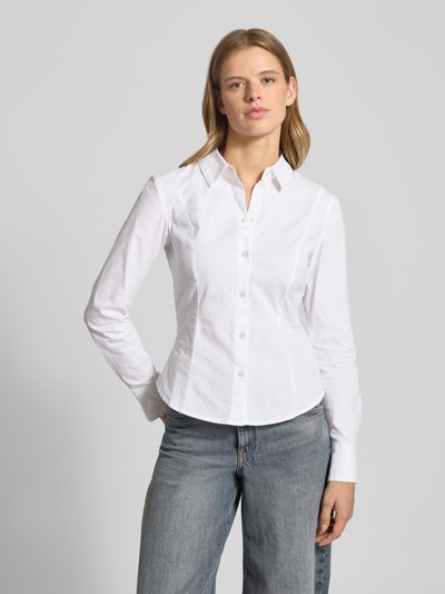 Review Hemdbluse mit Knopfleiste Weiss 4