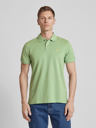 MCNEAL Poloshirt mit Label-Stitching  Apfel 4