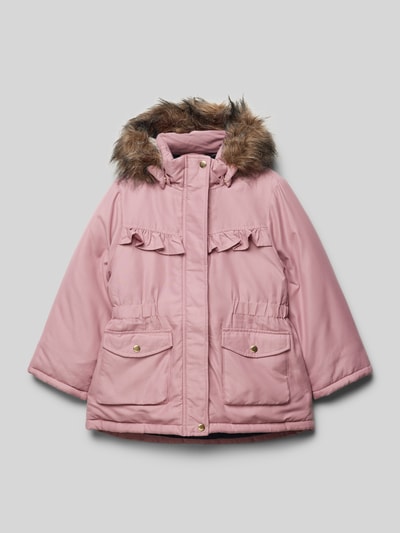 Name It Parka mit Pattentaschen Modell 'MASTER05' Altrosa 1