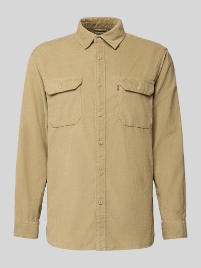 Levi's® Relaxed fit corduroy overhemd met borstzakken, model 'TRUE CHINO' Beige - 2