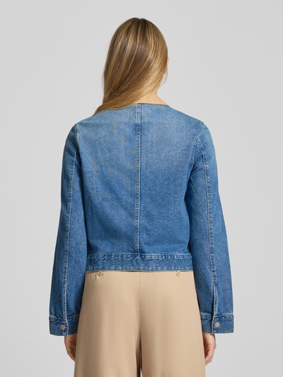 Mango Jeansjacke mit Umlegekragen Modell 'ADARA' Jeansblau 5
