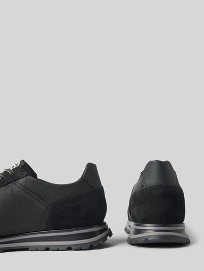 bugatti Sneaker aus Leder mit Label-Details Modell 'Philip' Black 2