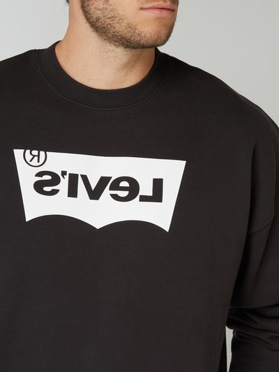 Levi's® Line 8 Sweatshirt mit Logo-Print Black 4