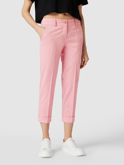 Raffaello Rossi Cropped Slim Fit Chino mit Stretch-Anteil Modell 'Dora' Pink 4