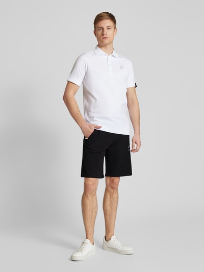 Karl Lagerfeld Sweatshorts mit Label-Detail Anthrazit 1