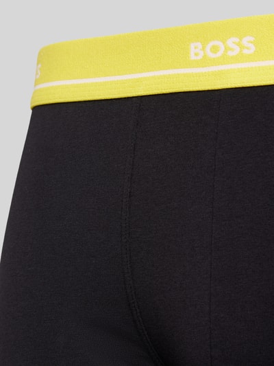 BOSS Boxershort met elastische band met logo in een set van 5 stuks Zwart - 2