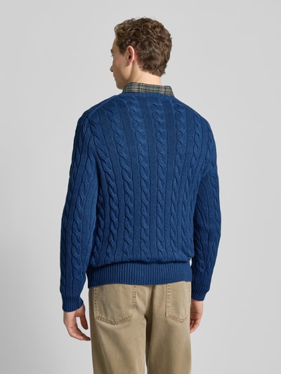 Polo Ralph Lauren Gebreide pullover met labelstitching Marineblauw - 5