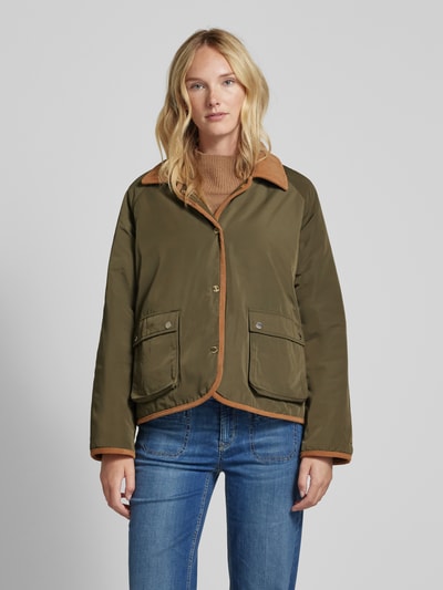 Tommy Hilfiger Pikowana kurtka dwustronna Khaki 6