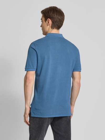 ECOALF Regular Fit Poloshirt mit Logo-Stitching Modell 'TEDANALF' Jeansblau 5