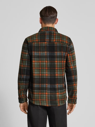 camel active Regular Fit Hemdjacke mit Logo-Applikation Oliv 5