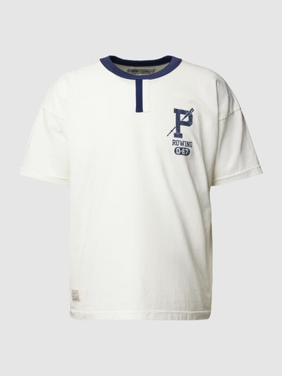 Polo Ralph Lauren T-shirt met motiefprint en normale pasvorm Offwhite gemêleerd - 2