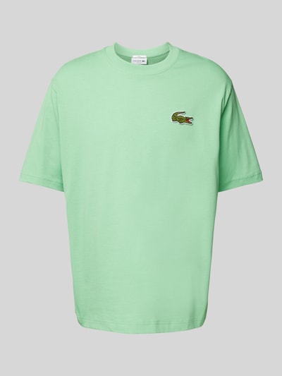 Lacoste Oversized T-Shirt mit Logo-Patch Hellgruen 2