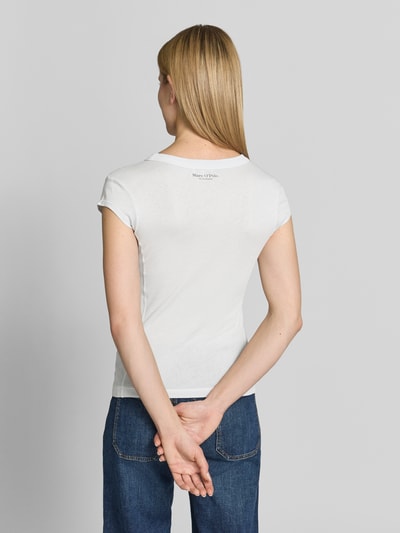 Marc O'Polo Slim Fit T-Shirt aus reiner Baumwolle Hellblau 5
